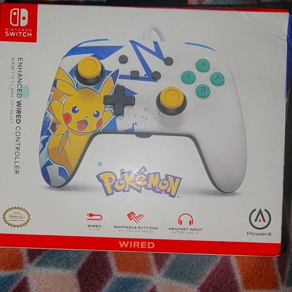 Nintendo Switch Enhanced Wired Controller NEW IN BOX